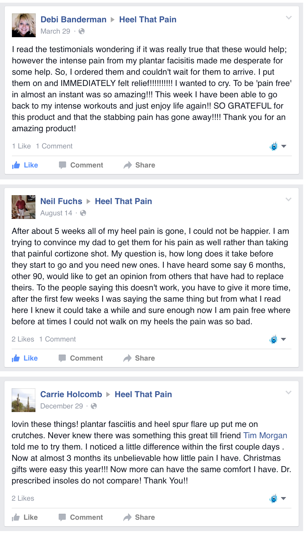 Heel That Pain Testimonials