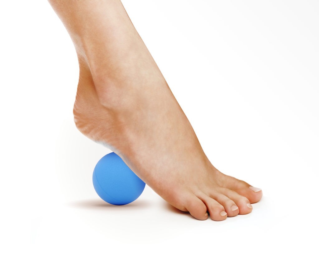 Massage Ball and foot