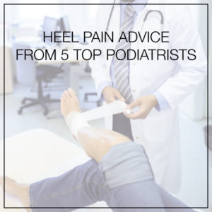 Podiatrist advice for plantar fasciitis