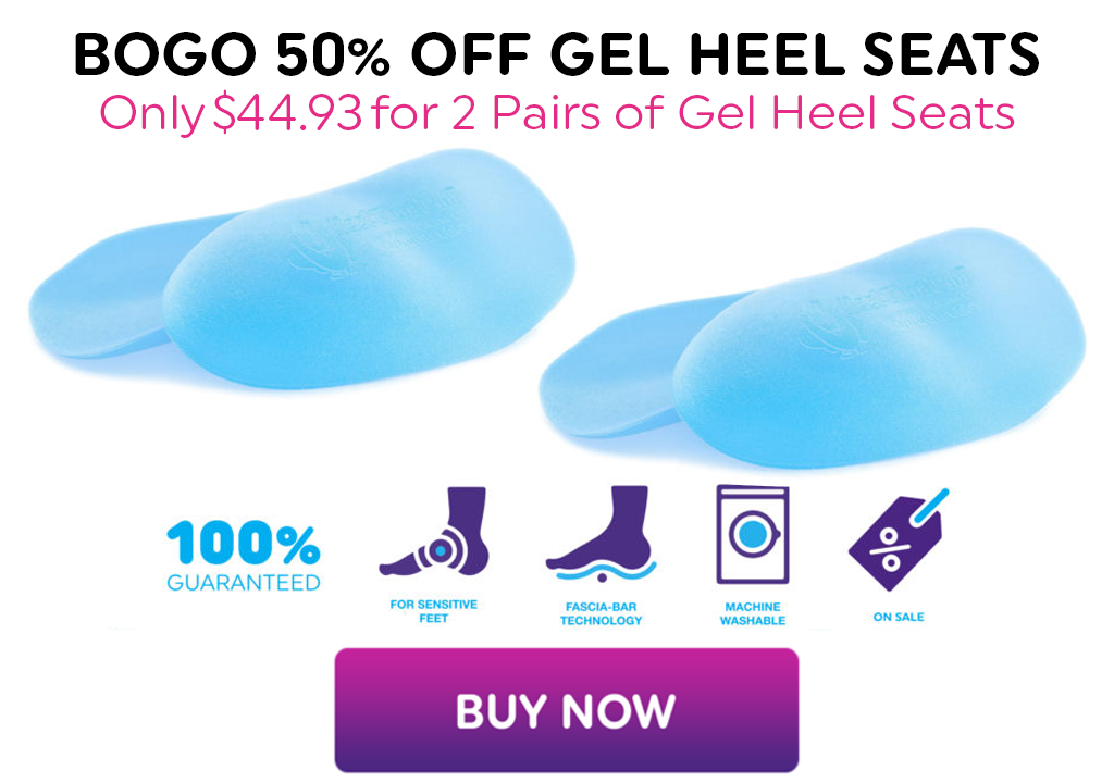 only $44.93 for 2 pairs of gel heel seats